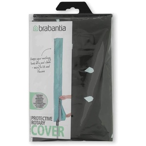 image:imageBrabantia  Clothes Drying Rack Cover  Weather Resistant Material  Zip Closure  Outdoor  Drying Rack Protection  Leaf  for Essential Topspinner and LiftOMaticBlack Speckle