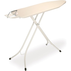 image:imageBrabantia Comfort Ironing Board with Solid Steam Iron Rest  Medium Size B  Fairtrade Metalized Cover  Adjustable Height 2738 Easy Fold AntiCollapse Lock NonSlip FeetEcru