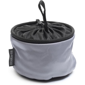 image:imageBrabantia Compact Clothespin Storage Bag with Hanging Loop amp Closing Cord Matt Black Space Saving Organizer for Clothes Pins Hangs on Clothesline or Drying Rack Holds up to 75 PinsGray