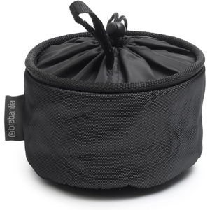 image:imageBrabantia Compact Clothespin Storage Bag with Hanging Loop amp Closing Cord Matt Black Space Saving Organizer for Clothes Pins Hangs on Clothesline or Drying Rack Holds up to 75 PinsMatt Black
