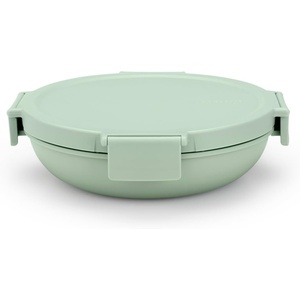 image:imageBrabantia Make amp Take Lunch Bowl Jade Green 100 Leakproof Convenient Flat Design Microwave amp Freezer Safe Pasta Noodles Meal Prep Container 34ozJade Green