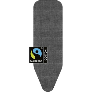 image:imageBrabantia Replacement Ironing Board Cover  AllinOne Set  Fits XL Comfort Board Size C  Fairtrade New Dawn Cover  100 Cotton Cover  Foam Padding Layer  for Brabantia Ironing Board CDenim Black