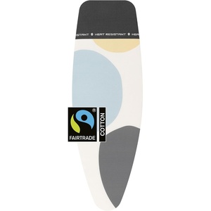 image:imageBrabantia Replacement Ironing Board Cover  AllinOne Set  Fits XL Comfort Board Size C  Fairtrade New Dawn Cover  100 Cotton Cover  Foam Padding Layer  for Brabantia Ironing Board CSpring Bubbles