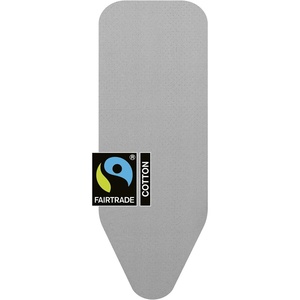 image:imageBrabantia Replacement Ironing Board Cover  AllinOne Set  Fits XL Comfort Board Size C  Fairtrade New Dawn Cover  100 Cotton Cover  Foam Padding Layer  for Brabantia Ironing Board CMetallised