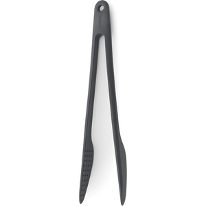 image:imageBrabantia Tasty Precision Tongs Granite Gray NonStick HeatResistant DishwasherSafe Nylon Serving Grilling Cooking Tongs