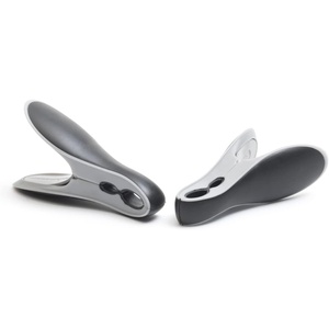 image:imageBrabantia x8 Set of Smart Clothespins BlackGray NoRust Stains Strong Grip Large Opening for Hanging Up Laundry Holders for Clothes on Clothesline or Drying Rack8 Pack