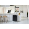 image:imageBrabantia Bo Hi Touch Top Kitchen Trash Can with Dual Compartments amp Raised Legs  Matt Steel Fingerprint Proof  2 x 8 Gal Inner Buckets  SoftClose Light Touch Opening StayOpen Lid  Trash BagsMatt Black
