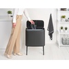 image:imageBrabantia Bo Touch Bin 34 Liters Soft Beige PlasticConfident Gray