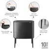 image:imageBrabantia Bo Touch Bin 34 Liters Soft Beige PlasticConfident Gray
