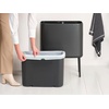 image:imageBrabantia Bo Touch Bin 34 Liters Soft Beige PlasticConfident Gray