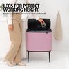 image:imageBrabantia Bo Touch Bin 34 Liters Soft Beige PlasticLilac Pink