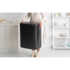 image:imageBrabantia Bo Touch Bin 34 Liters Soft Beige PlasticMatt Black