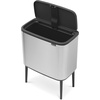 image:imageBrabantia Bo Touch Bin 34 Liters Soft Beige PlasticMatt Steel FPP