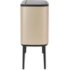 image:imageBrabantia Bo Touch Bin 34 Liters Soft Beige PlasticMetallic Gold