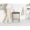 image:imageBrabantia Bo Touch Bin 34 Liters Soft Beige PlasticMetallic Gold