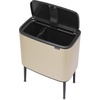 image:imageBrabantia Bo Touch Bin 34 Liters Soft Beige PlasticMetallic Gold