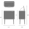 image:imageBrabantia Bo Touch Bin 34 Liters Soft Beige PlasticMineral Concrete Gray