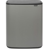image:imageBrabantia Bo Touch Bin 34 Liters Soft Beige PlasticMineral Concrete Gray