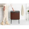 image:imageBrabantia Bo Touch Bin 34 Liters Soft Beige PlasticMineral Cosy Brown