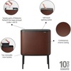 image:imageBrabantia Bo Touch Bin 34 Liters Soft Beige PlasticMineral Cosy Brown