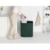 image:imageBrabantia Bo Touch Bin 34 Liters Soft Beige PlasticPine Green