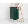 image:imageBrabantia Bo Touch Bin 34 Liters Soft Beige PlasticPine Green