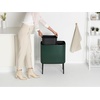 image:imageBrabantia Bo Touch Bin 34 Liters Soft Beige PlasticPine Green