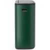image:imageBrabantia Bo Touch Bin 34 Liters Soft Beige PlasticPine Green