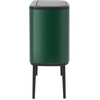image:imageBrabantia Bo Touch Bin 34 Liters Soft Beige PlasticPine Green