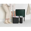 image:imageBrabantia Bo Touch Bin 34 Liters Soft Beige PlasticPine Green