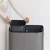image:imageBrabantia Bo Touch Bin 34 Liters Soft Beige PlasticPlatinum