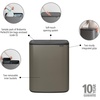 image:imageBrabantia Bo Touch Bin 34 Liters Soft Beige PlasticPlatinum