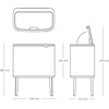 image:imageBrabantia Bo Touch Bin 34 Liters Soft Beige PlasticSoft Beige