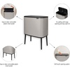 image:imageBrabantia Bo Touch Bin 34 Liters Soft Beige PlasticSoft Gray