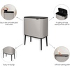 image:imageBrabantia Bo Touch Bin 34 Liters Soft Beige PlasticSoft Gray