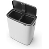 image:imageBrabantia Bo Touch Bin 34 Liters Soft Beige PlasticWhite