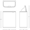 image:imageBrabantia Bo Touch Bin 34 Liters Soft Beige PlasticWhite