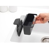 image:imageBrabantia Brabanta SinkSide inSink Organizer Dark Gray Tidy StorageDrainage Container with Suction Cups for Kitchen Sink Sponges Cloths DishsoapDark Gray