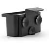 image:imageBrabantia Brabanta SinkSide inSink Organizer Dark Gray Tidy StorageDrainage Container with Suction Cups for Kitchen Sink Sponges Cloths DishsoapDark Gray
