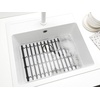 image:imageBrabantia Extendable Dish Drying Mat Dark Gray Silicone Washing Up Dish Draining Tray Heat Resistant