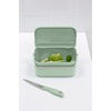 image:imageBrabantia Food Waste Caddy 048 GalDark Gray Kitchen Leftovers Can with StayOpen Lid amp Stainless Steel Handle for CompostingJade Green