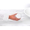 image:imageBrabantia MindSet Bathroom Storage Pot with Lid Mineral Fresh White Cue Tip Cotton Pads Jewellery Storage Organizer Holder for Washbasin or Cupboard