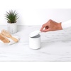 image:imageBrabantia MindSet Bathroom Storage Pot with Lid Mineral Fresh White Cue Tip Cotton Pads Jewellery Storage Organizer Holder for Washbasin or Cupboard