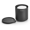 image:imageBrabantia MindSet Bathroom Storage Pot with Lid Mineral Infinite Gray Cue Tip Cotton Pads Jewellery Storage Organizer Holder for Washbasin or Cupboard