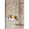 image:imageBrabantia MindSet WallMounted Shower Shelf amp Squeegee Mineral Infinite Gray Shower Soap Shampoo Holder  Glass Cleaner 29 x 165 x 35Mineral Fresh White