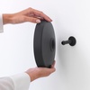 image:imageBrabantia Mindset Bathroom Mirror 5X Zoom Magnetic Holder Mineral Infinite Gray Wall Mounted Removable Shaving Makeup Vanity Mirror