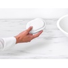 image:imageBrabantia Mindset Soap Dish Mineral Fresh White AntiRust Metal NonSlip Basin Soap Tray Holder for Bathroom Shower Kitchen Sink