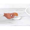 image:imageBrabantia Mindset Soap Dish Mineral Fresh White AntiRust Metal NonSlip Basin Soap Tray Holder for Bathroom Shower Kitchen Sink