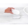 image:imageBrabantia Mindset Soap Dish Mineral Fresh White AntiRust Metal NonSlip Basin Soap Tray Holder for Bathroom Shower Kitchen Sink