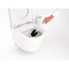 image:imageBrabantia Mindset Toilet Brush amp Holder Mineral Fresh White Bristle Brush Toilet Bowl Cleaner Wall Mountable Discrete Holder Removable Inner Holder LWH 38 x 43 x 165